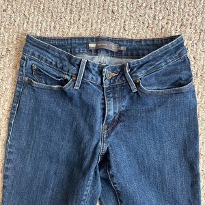 Levi's Jeans Bold Curve Straight Leg Women's 27 4 Blue and Navy